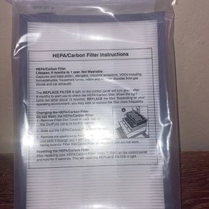 NuWave OxyPure HEPA Carbon Filter, NEW Factory Sealed #47108, 13x9x1.5
